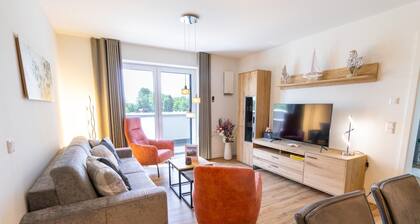 Penthouse Meeresrauschen – Licht & Luft. Dachterrasse. Aufzug. Strandnah.