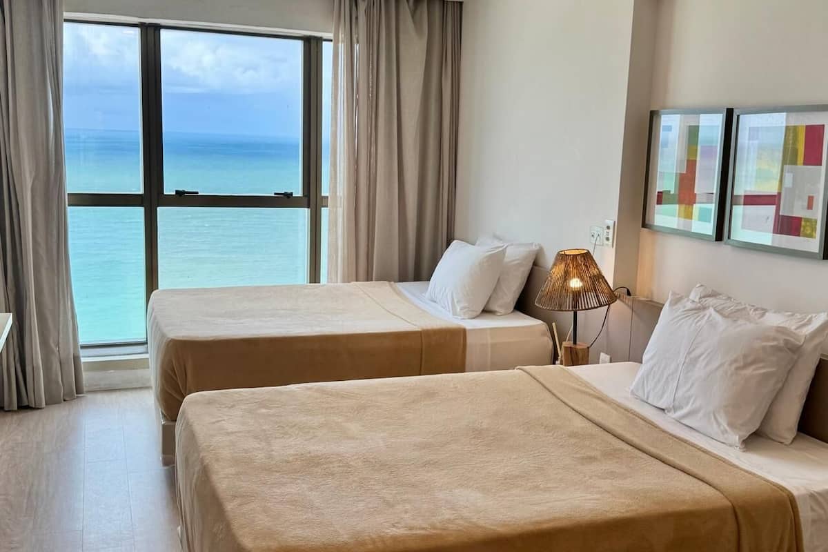 Phòng Suite phong cách cổ điển, quang cảnh biển | 1 phòng ngủ, bộ đồ giường kháng dị ứng, trang trí khác biệt