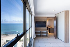 Apartamento conforto, vista para o mar | Roupas de cama antialérgicas, individualmente decorados