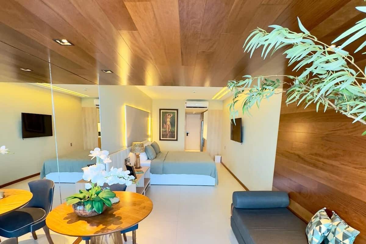 Studio Suite Superior, quang cảnh bãi biển | 1 phòng ngủ, bộ đồ giường kháng dị ứng, trang trí khác biệt