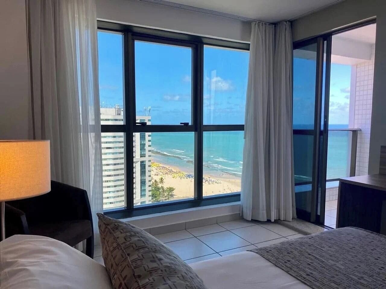 Apartamento clássico, vista para o mar | Roupas de cama antialérgicas, individualmente decorados