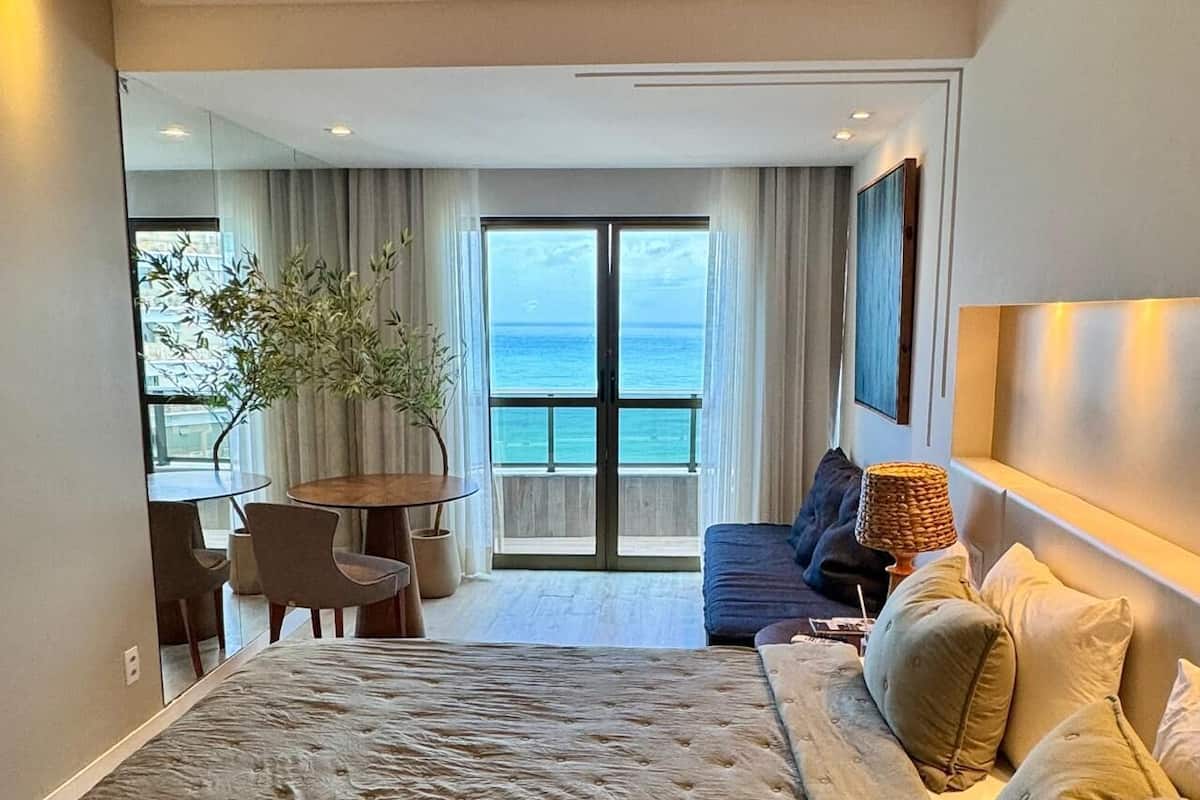 Deluxe Apartment, Balcony, Sea View | 1 bedroom, hypo-allergenic bedding, individually decorated