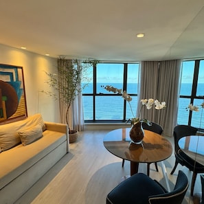 Deluxe Quadruple Room, Sea View | Beach/ocean view