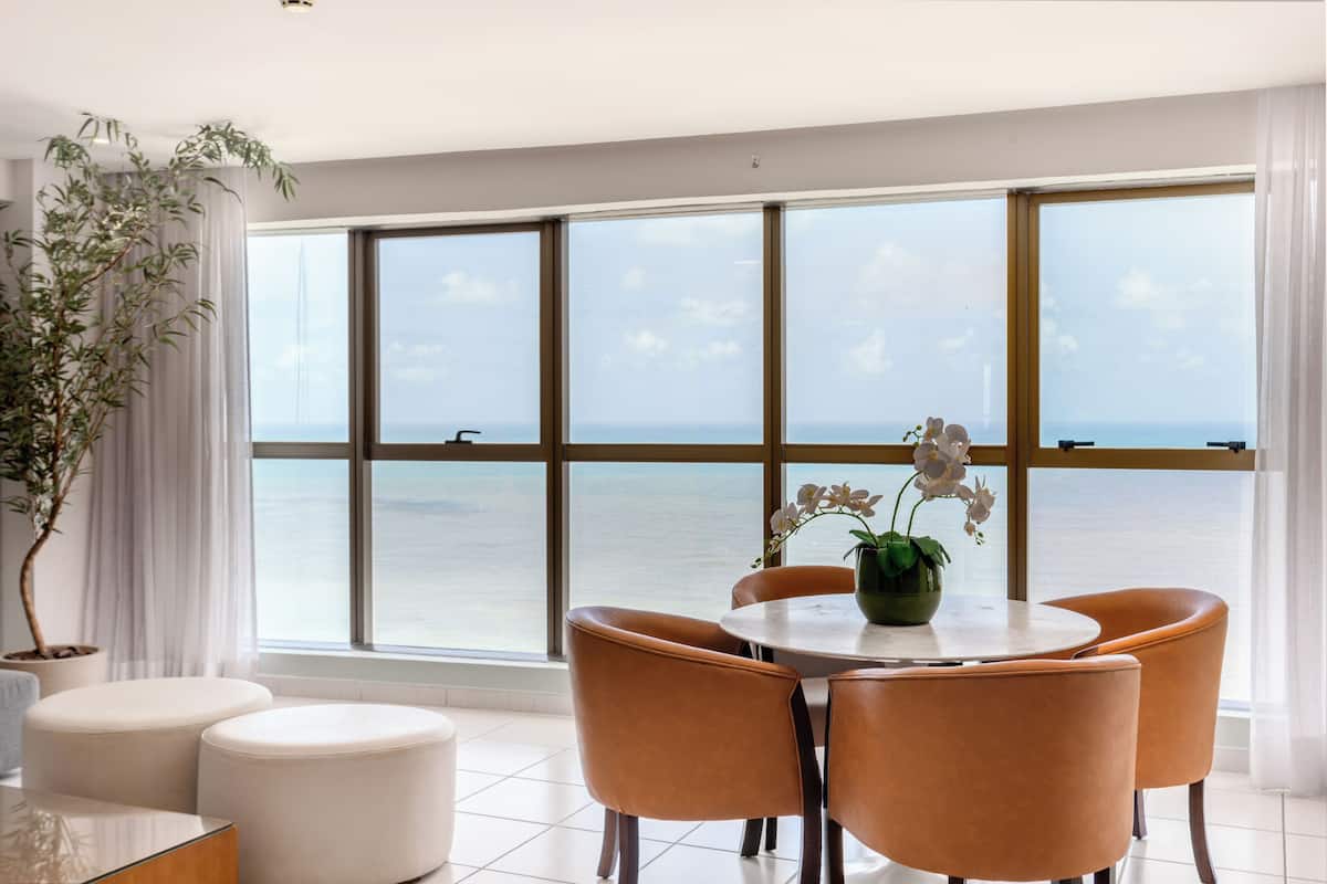 Presidential Apartment, 1 Bedroom, Sea View | Living area | Smart TV