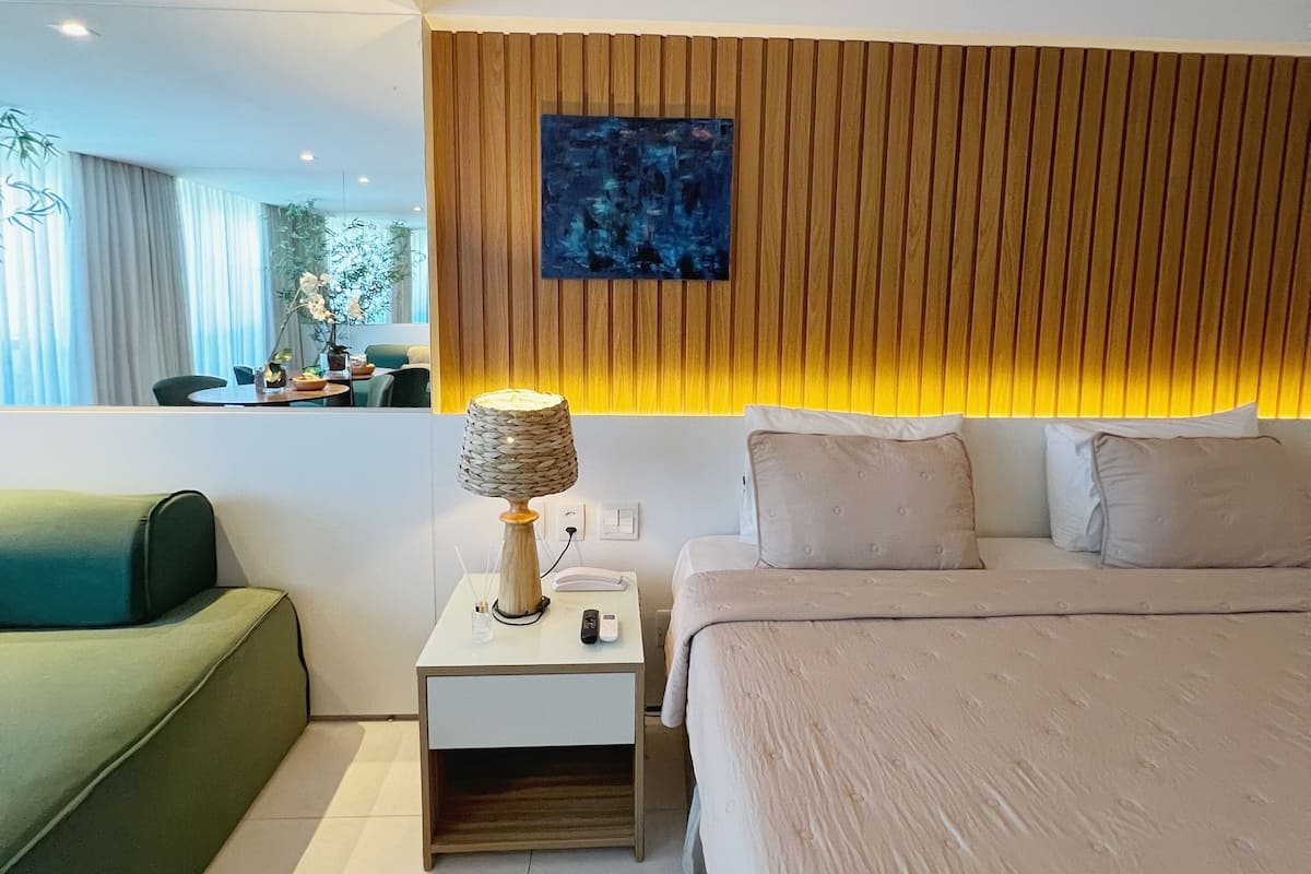 Phòng Suite Superior, ban công, quang cảnh biển | 1 phòng ngủ, bộ đồ giường kháng dị ứng, trang trí khác biệt