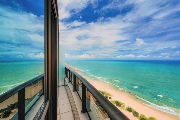 Panoramic Apartment, Balcony, Sea View | Balcony