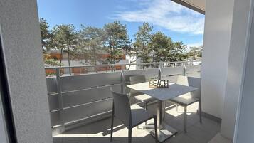 Apartemen, 2 kamar tidur, balkon, pemandangan kota | Balkon