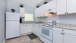 A modern kitchen with white cabinets, a built-in oven, and a stainless steel sink. - Peaceful 1BR Apartment for Extended Stays in Huntersville (Huntersville)