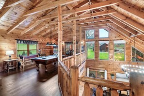 Games room - Luxury Cabin with Hot Tub, Game Room, & Pickle Ball! (Sevierville)