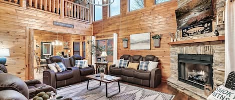 Televisión, chimenea, videojuegos y libros