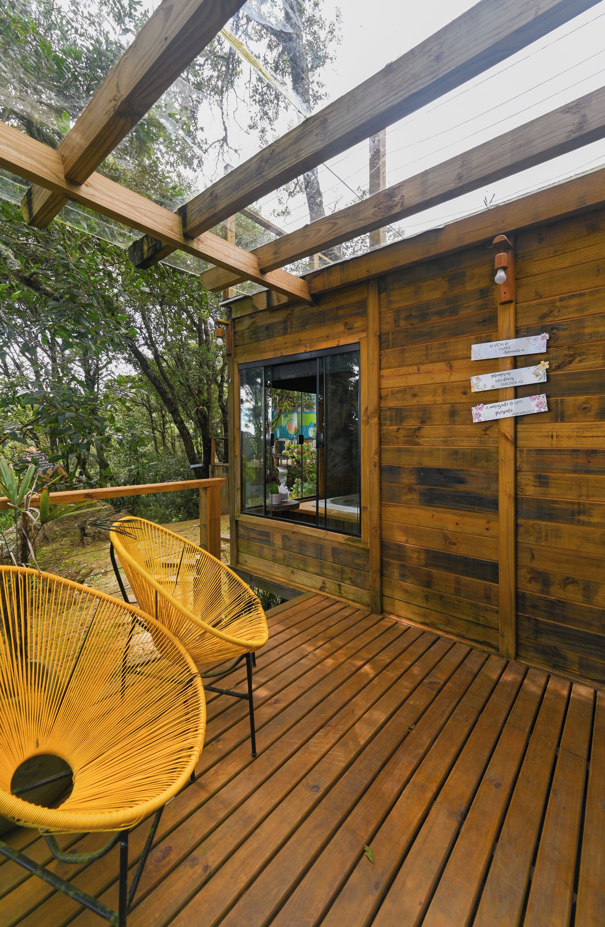 Chalet luna di miele, vista montagna | Lanai