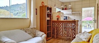 Country house with outdoor hot tub