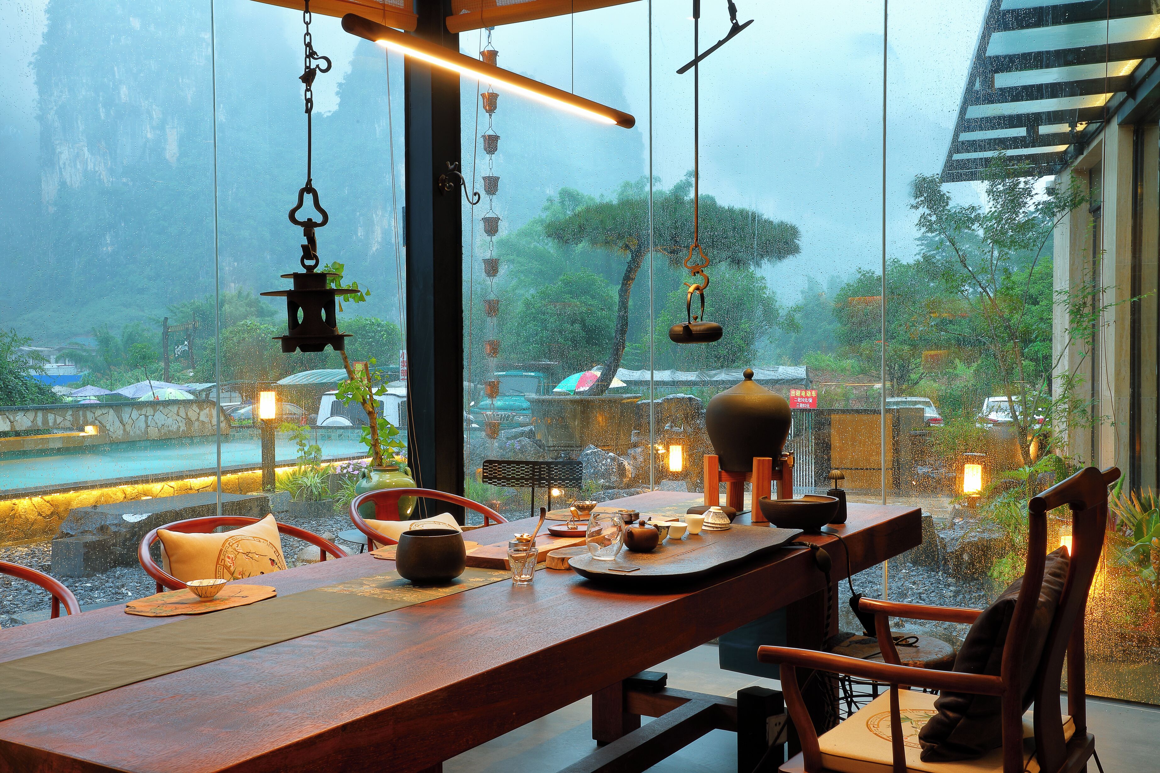 Zona de estar del vestíbulo