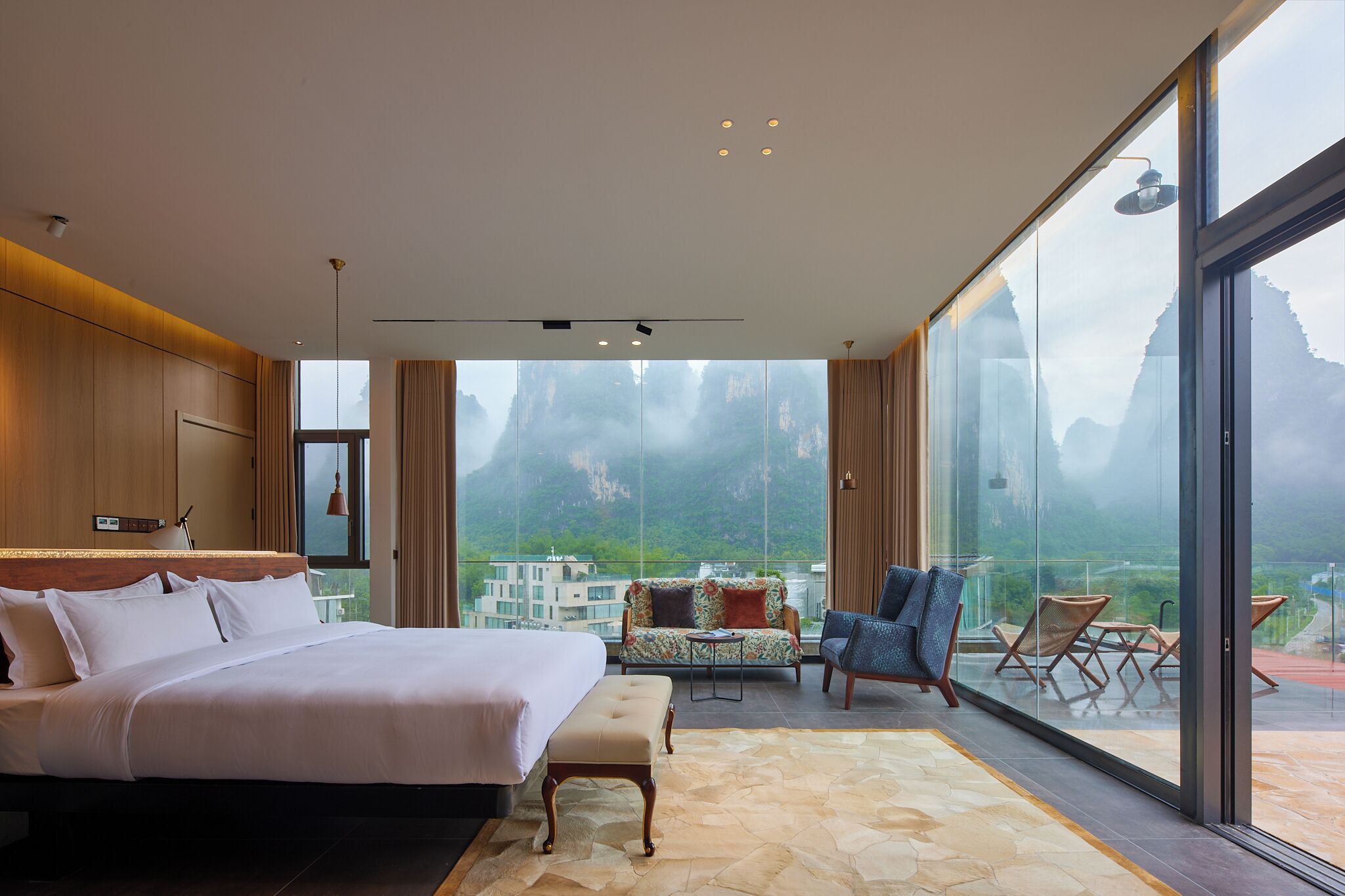 Panoramic Double Room, Terrace, Mountain View | In-room safe, individually decorated, individually furnished