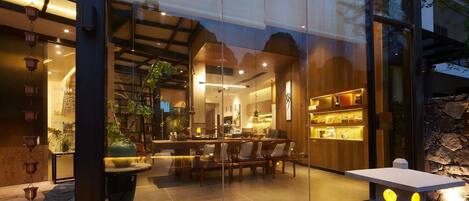 Zona de estar del vestíbulo