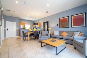 Superior Townhome | Living area - Cozy 2Bd Spa/Jacuzzi Close To Disney @ Encantada 3029 (Kissimmee)