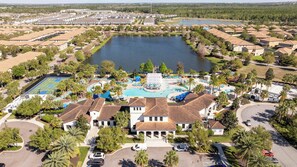 Aerial view - Gorgeous 5Bd W Private Pool Windsor Westside 8893 (Kissimmee)