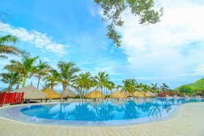 Outdoor pool - Exclusive Apartment Seaview - Samaria Club Playa (Gaira)