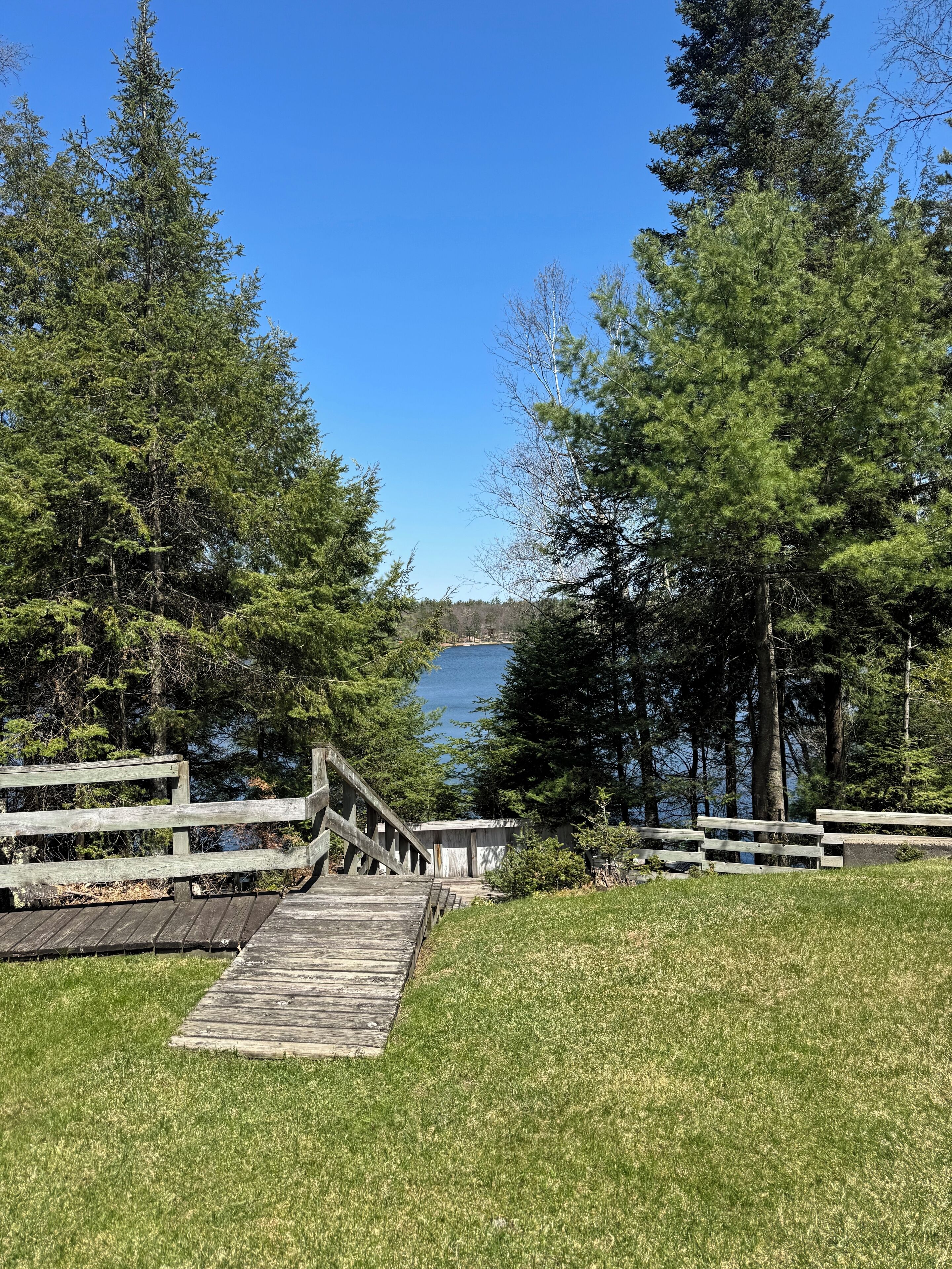 access to the dock 