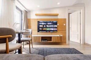 Panoramic Apartment, Balcony, City View | Living area - Chido Residence (Istanbul)