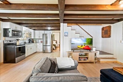 Ice fishing, king size beds, dog friendly 