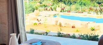 Villetta Il Maso in Cava d'Aliga a minute's drive from the sea. Private pool