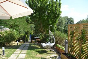 Terrace/patio - Chalet in Chianti with swimming pool and tennis court (Siena)