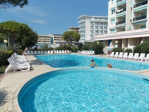 Apartment, 2 Schlafzimmer, Balkon | Pool