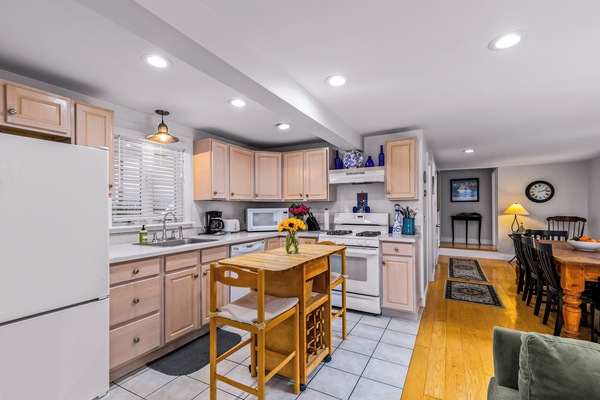 KĂŒhlschrank, Mikrowelle, Ofen, Herdplatte