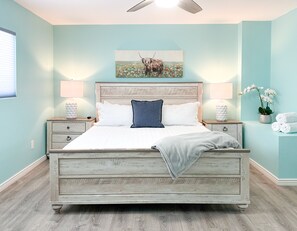 5 bedrooms, iron/ironing board, travel crib, free WiFi