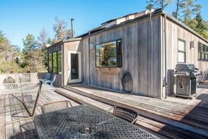 Outdoor dining - Charming 3 BD Family Home for 6  with Ocean Views & Trail Access! (Sea Ranch)