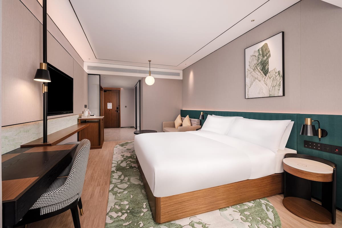 Habitación, 1 cama King size, con acceso para personas discapacitadas | Área de sala de estar