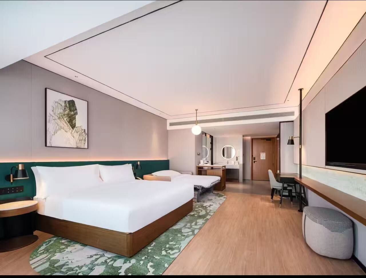 Quarto luxo, 1 cama King e sofá-cama | Wi-Fi de cortesia