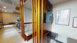 Sittområde i lobbyn