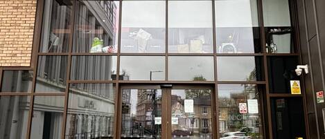 Overnatningsstedets facade