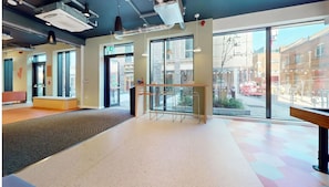 Interior entrance