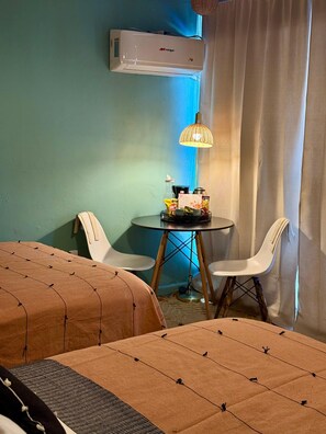 Standard Double Room | Laptop workspace, blackout curtains, iron/ironing board, free WiFi