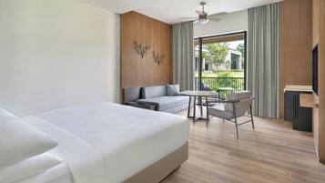 Memory-foam beds, minibar, in-room safe, blackout curtains
