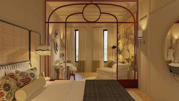 Room, 1 King Bed, River View | Hypo-allergenic bedding, free minibar items, in-room safe, free WiFi