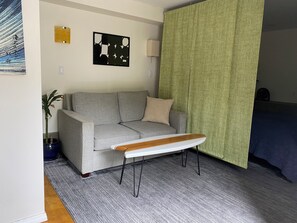 Smart TV, fireplace, books - Private Suite In Charming,Historic OB Cottage-Yard/Patio-Blocks To Beaches/Shops (San Diego)