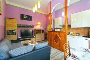 Living area - Holiday apartment with air conditioning (Pula)