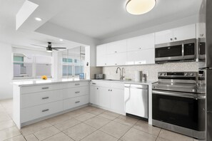 Apartment, Balcony | Private kitchen - Bay Harbor Sunset Apt 4A (Bay Harbor Islands)