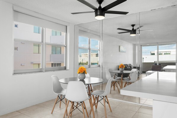 Apartment, Balcony | Dining room - Bay Harbor Sunset Apt 4A (Bay Harbor Islands)