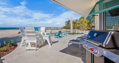 Cottage by the Sea: Gulf Front, On the Beach! by Anna Maria Life Vacation Rentals