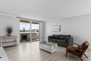 Apartment, Balcony | Living room | Flat-screen TV - Bay Harbor Sunset Apt 5A (Bay Harbor Islands)