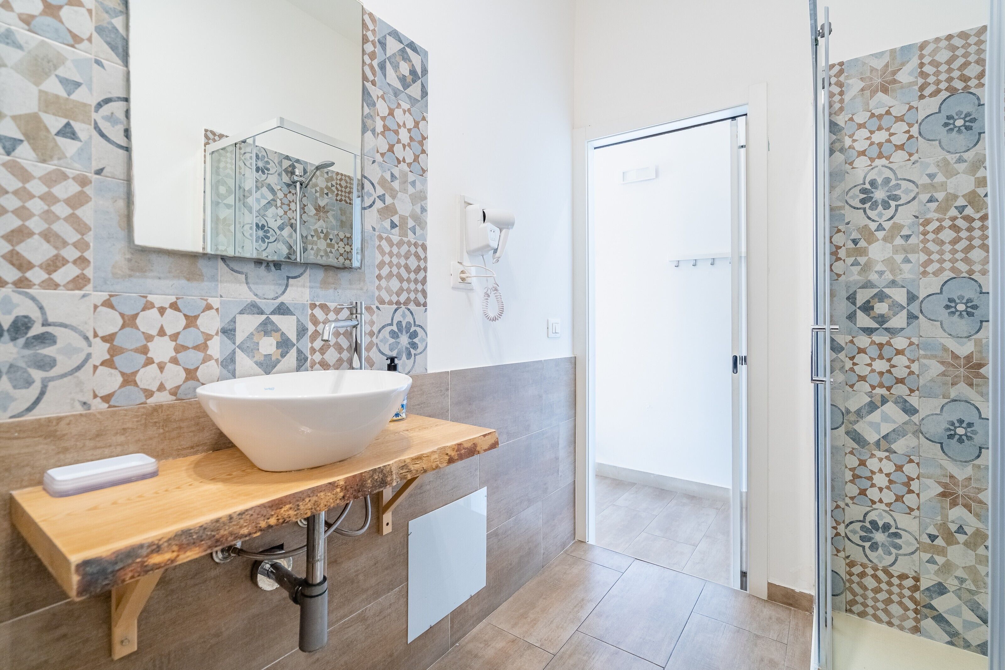 Doccia, asciugacapelli, asciugamani