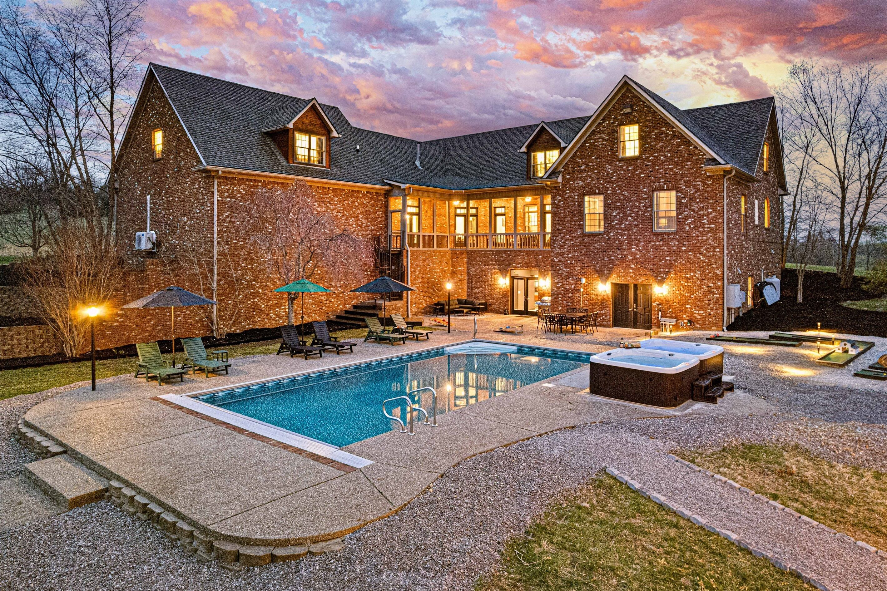 Et oppvarmet basseng