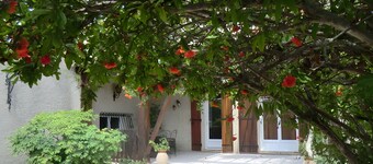 Lou Brès in Provence near Avignon with swimming pool and private gardens Wi Fi and air conditioning