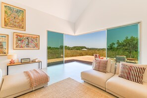 Televisión, chimenea