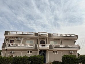 Majoituspaikan julkisivu